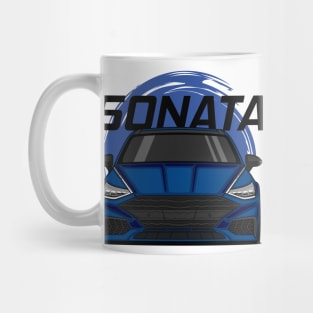 Front Blue Sonata Sedan 8 Gen Mug